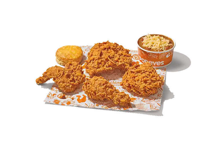 Popeyes 5pc Chicken Combo – Cabbie JA