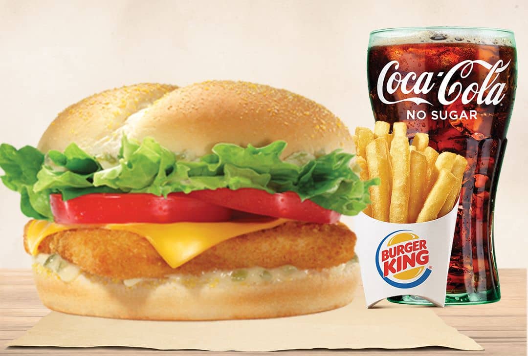 Burger King Big Fish Deluxe W Corn Dusted Bun – Cabbie Ja