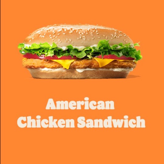 Burger King American Chicken Sandwich