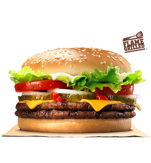 Burger King  Double Whopper with cheese