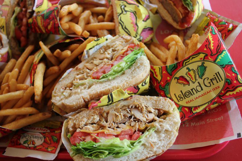 Island Grill  Chicken Sandwich Combo